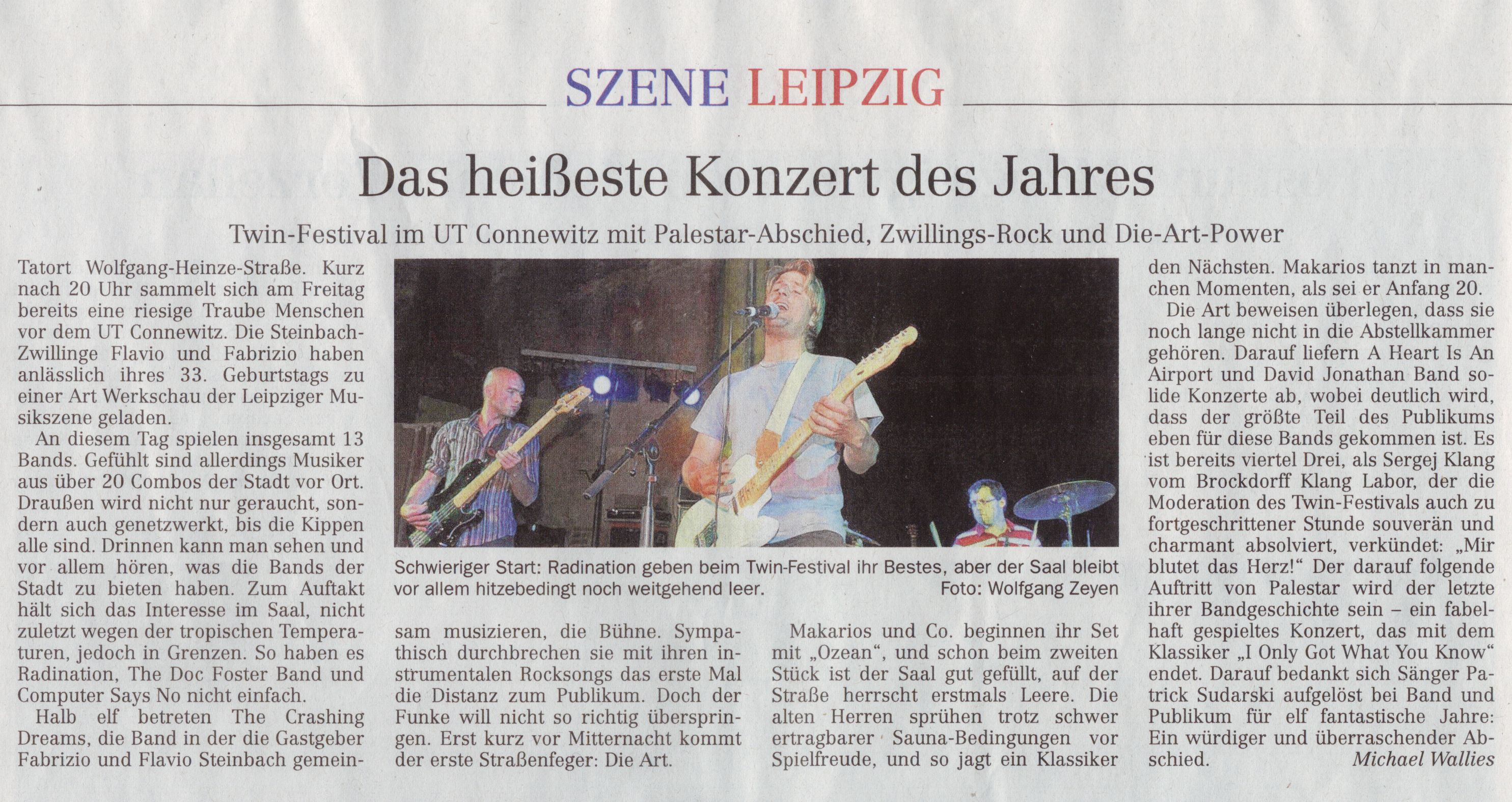 Twin Festival 2010 - Leipziger Volkszeitung Nachbesprechung